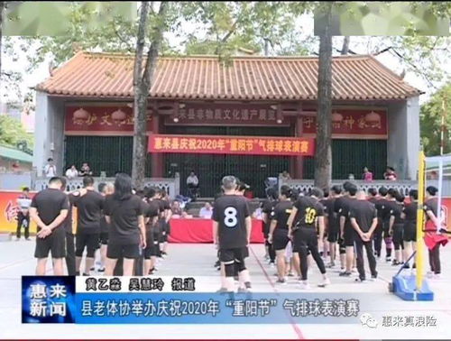 县老体协举办庆祝2020年 重阳节 气排球表演赛